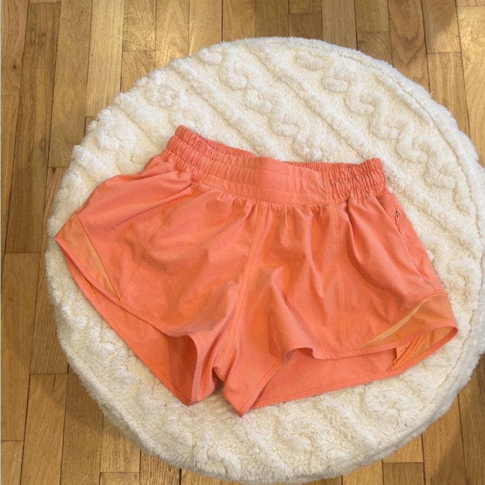 Lululemon Athletica Peach Athletic Shorts